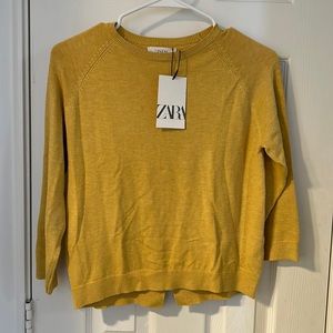 Zara shirt, size 9, color yellow